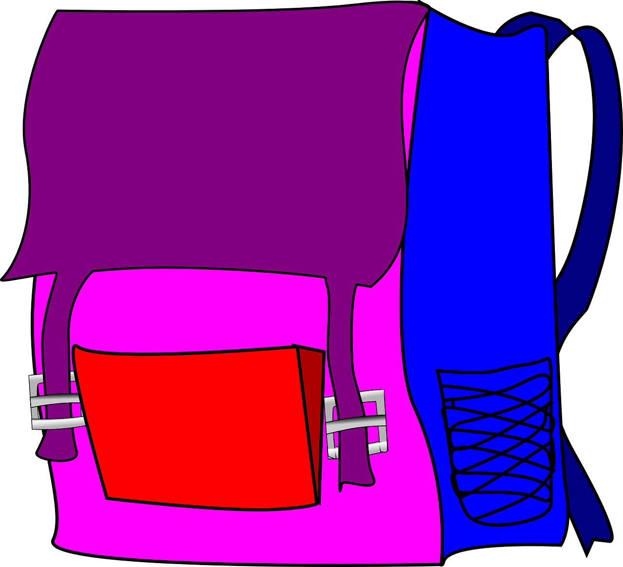 barevný batoh